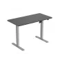 Bastidor de mesa elevable eléctrico ERGO Equip con tablero, gris
