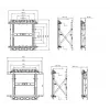 Soporte de pared para TV Push-In-Pop-Out Equip 48,3 cm (19