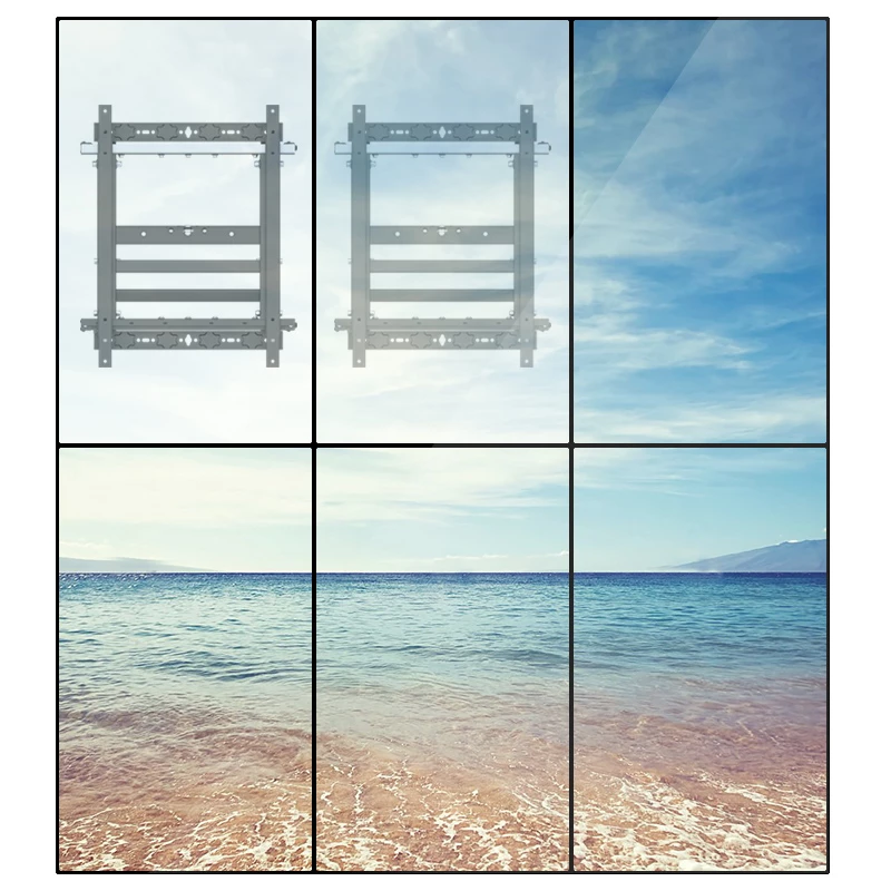 Soporte de pared para TV Push-In-Pop-Out Equip 48,3 cm (19