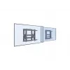 Soporte de pared para TV Push-In-Pop-Out Equip 48,3 cm (19