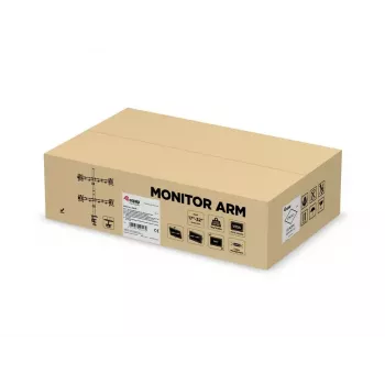 Soporte de sobremesa ajustable Equip para cuatro monitores de 17