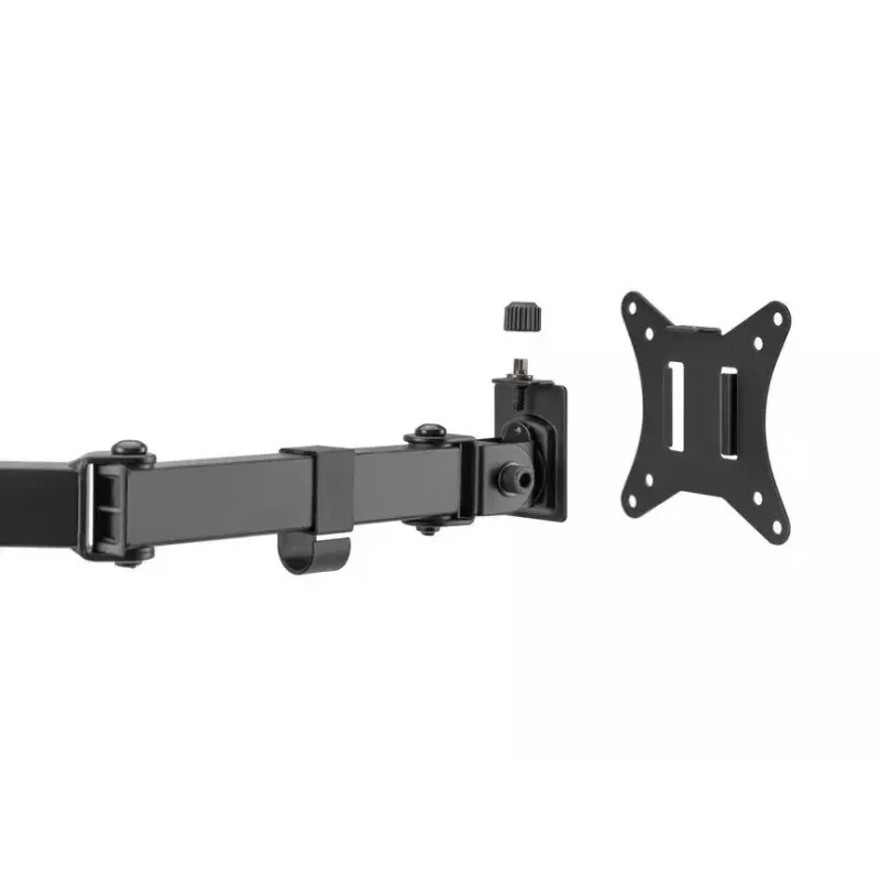 Soporte de sobremesa ajustable Equip para cuatro monitores de 17