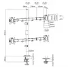 Soporte de sobremesa ajustable Equip para cuatro monitores de 17