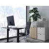 Bastidor de mesa elevable eléctrico Equip 650812, negro, rectangular, plástico