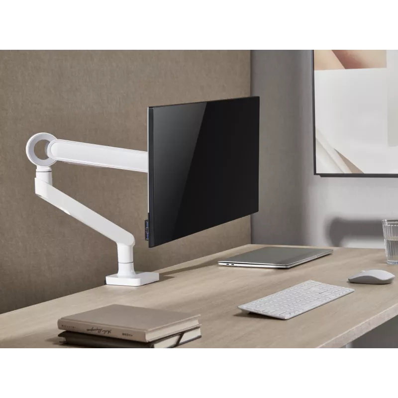Soporte de mesa premium para monitor Equip 17 inch-35 inch, blanco