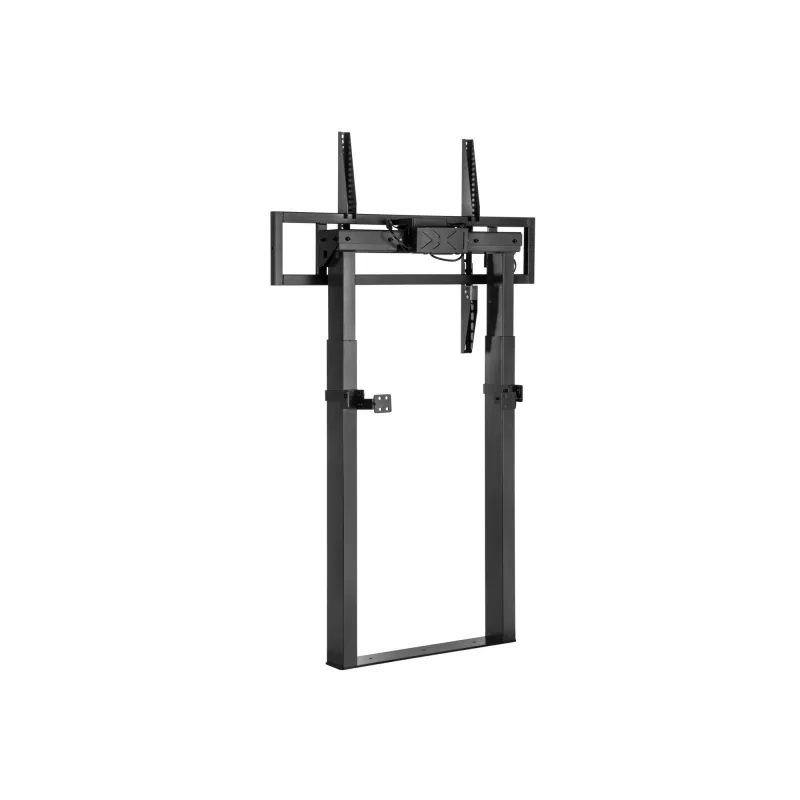 Soporte de pared motorizado fijo Equip 55 inch-100 inch, 139,7 cm (55 inch), 2,54 m (100 inch), 200 x 200 mm, 800 x 600 mm, aluminio, plástico, acero inoxidable, negro