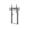 Soporte de pared motorizado fijo Equip 55 inch-100 inch, 139,7 cm (55 inch), 2,54 m (100 inch), 200 x 200 mm, 800 x 600 mm, aluminio, plástico, acero inoxidable, negro