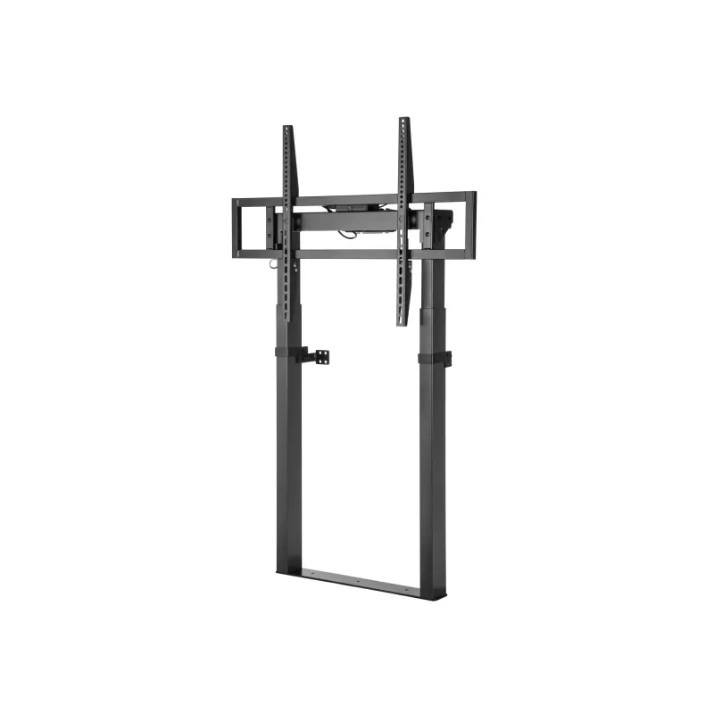 Soporte de pared motorizado fijo Equip 55 inch-100 inch, 139,7 cm (55 inch), 2,54 m (100 inch), 200 x 200 mm, 800 x 600 mm, aluminio, plástico, acero inoxidable, negro