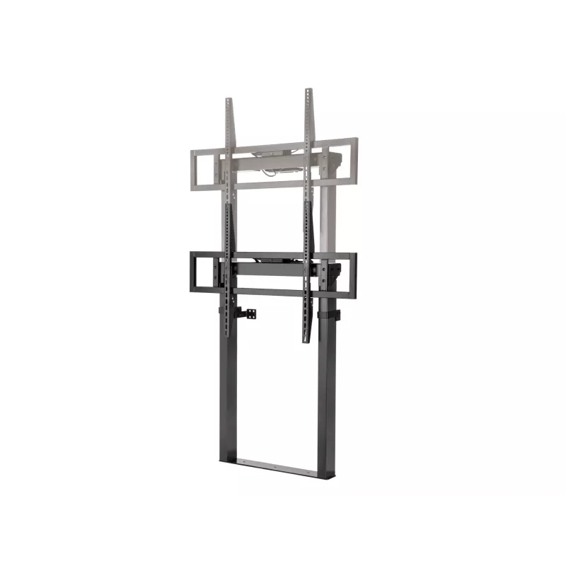 Soporte de pared motorizado fijo Equip 55 inch-100 inch, 139,7 cm (55 inch), 2,54 m (100 inch), 200 x 200 mm, 800 x 600 mm, aluminio, plástico, acero inoxidable, negro