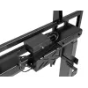 Soporte de pared motorizado fijo Equip 55 inch-100 inch, 139,7 cm (55 inch), 2,54 m (100 inch), 200 x 200 mm, 800 x 600 mm, aluminio, plástico, acero inoxidable, negro
