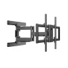 Soporte de pared para TV full-motion Equip 43 inch-100 inch, 200 x 200 mm, 800 x 400 mm, -10 - 5°, -60 - 60°, plástico, acero inoxidable, negro