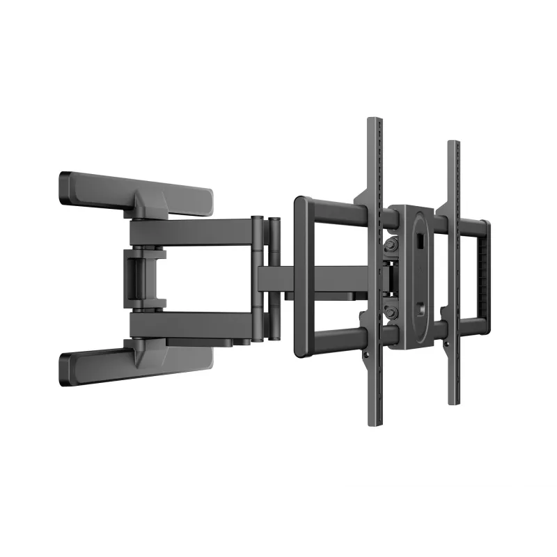 Soporte de pared para TV full-motion Equip 43 inch-100 inch, 200 x 200 mm, 800 x 400 mm, -10 - 5°, -60 - 60°, plástico, acero inoxidable, negro
