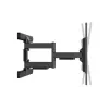 Soporte de pared para TV full-motion Equip 43 inch-100 inch, 200 x 200 mm, 800 x 400 mm, -10 - 5°, -60 - 60°, plástico, acero inoxidable, negro