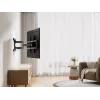 Soporte de pared para TV full-motion Equip 43 inch-100 inch, 200 x 200 mm, 800 x 400 mm, -10 - 5°, -60 - 60°, plástico, acero inoxidable, negro
