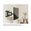 Soporte de pared para TV full-motion Equip 43 inch-100 inch, 200 x 200 mm, 800 x 400 mm, -10 - 5°, -60 - 60°, plástico, acero inoxidable, negro