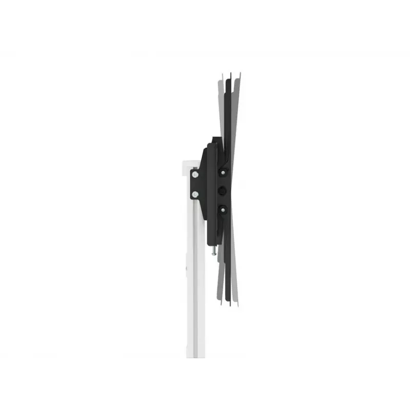 Soporte de suelo para TV EQUIP 650614 para pantallas de 37 inch-86 inch, hasta 45 kg, VESA 100x100-600x400, altura 900-1100 mm, inclinación -10° a 5°, plata
