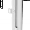 Soporte de suelo para TV EQUIP 650614 para pantallas de 37 inch-86 inch, hasta 45 kg, VESA 100x100-600x400, altura 900-1100 mm, inclinación -10° a 5°, plata
