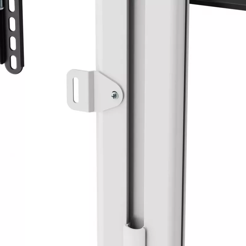 Soporte de suelo para TV EQUIP 650614 para pantallas de 37 inch-86 inch, hasta 45 kg, VESA 100x100-600x400, altura 900-1100 mm, inclinación -10° a 5°, plata