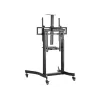 Carro móvil motorizado para pantallas LFD Equip 55 inch-100 inch, 2,54 m (100 inch), 200 x 200 mm, 800 x 600 mm, -10 - 5°, aluminio, plástico, acero inoxidable, negro