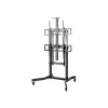 Carro móvil motorizado para pantallas LFD Equip 55 inch-100 inch, 2,54 m (100 inch), 200 x 200 mm, 800 x 600 mm, -10 - 5°, aluminio, plástico, acero inoxidable, negro