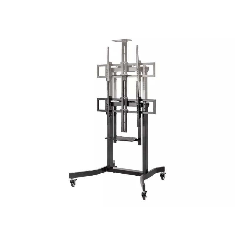 Carro móvil motorizado para pantallas LFD Equip 55 inch-100 inch, 2,54 m (100 inch), 200 x 200 mm, 800 x 600 mm, -10 - 5°, aluminio, plástico, acero inoxidable, negro