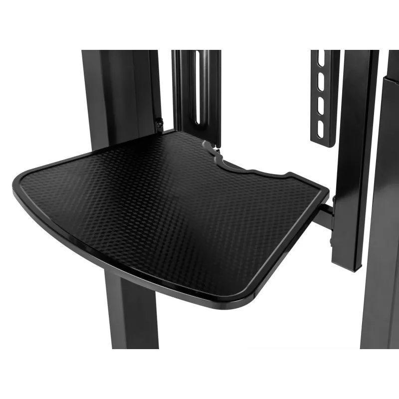 Carro móvil motorizado para pantallas LFD Equip 55 inch-100 inch, 2,54 m (100 inch), 200 x 200 mm, 800 x 600 mm, -10 - 5°, aluminio, plástico, acero inoxidable, negro
