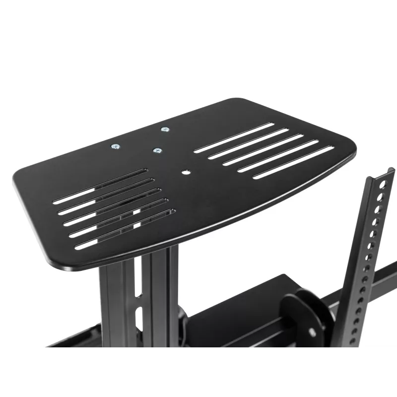 Carro móvil motorizado para pantallas LFD Equip 55 inch-100 inch, 2,54 m (100 inch), 200 x 200 mm, 800 x 600 mm, -10 - 5°, aluminio, plástico, acero inoxidable, negro