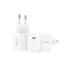 Cargador Equip USB-C PD de 1 puerto 20W, 25 uds./pack, interior, AC, 12 V, blanco