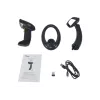 Equip lector de códigos de barras 2D inalámbrico dual-mode 2,4GHz + Bluetooth, con soporte
