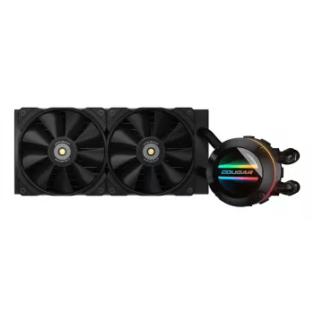 COUGAR refrigeración líquida CPU Poseidon-GT 240, ARGB, negro, refrigeración líquida todo en uno, 12 cm, negro