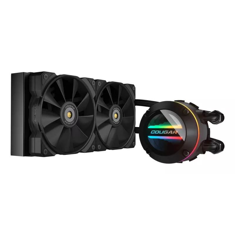 COUGAR refrigeración líquida CPU Poseidon-GT 240, ARGB, negro, refrigeración líquida todo en uno, 12 cm, negro