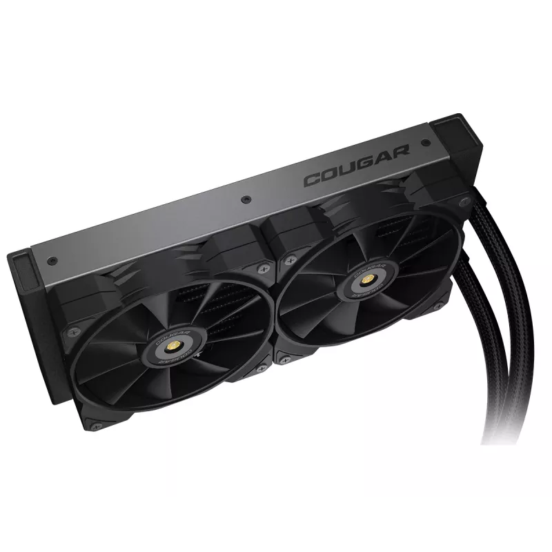 COUGAR refrigeración líquida CPU Poseidon-GT 240, ARGB, negro, refrigeración líquida todo en uno, 12 cm, negro