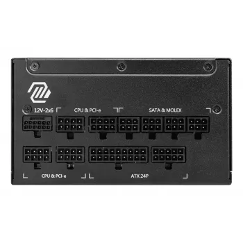 MSI MAG A1250GL PCIE5 fuente de alimentación 1250 W 24 pines ATX ATX negro