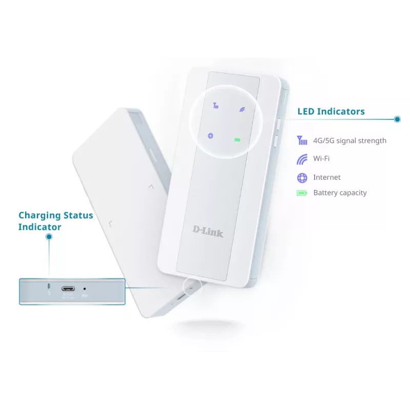 Módem de red móvil D-Link 5G NR AX1800 Wi-Fi 6