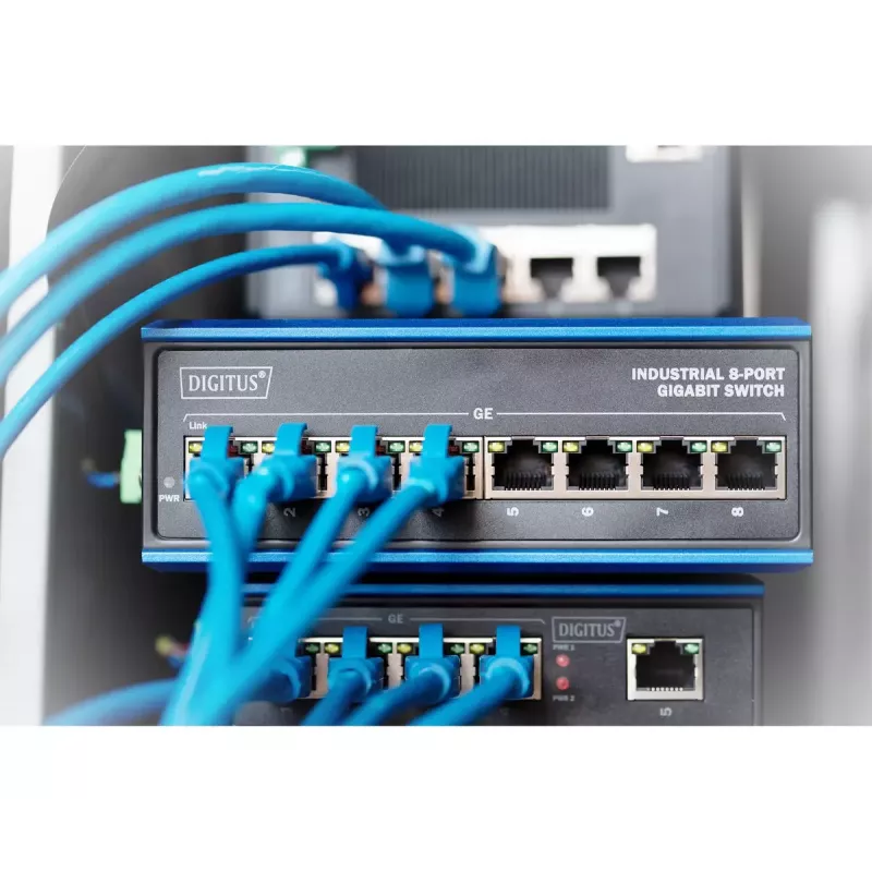 Conmutador no gestionado Digitus DN-651119 8 puertos Gigabit Ethernet