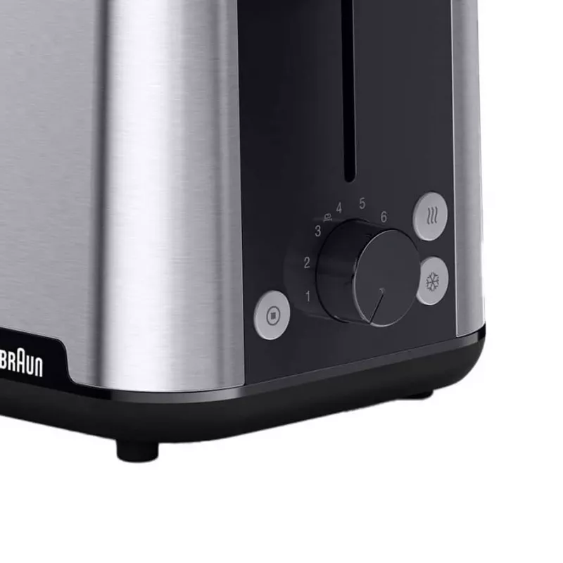Braun HT101BI-HT1510BK 8 2 rebanadas 900 W negro, acero inoxidable