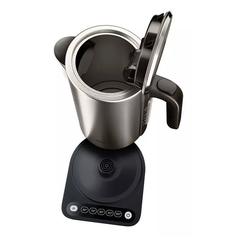 Braun WK 5205 BK hervidor 1,7 l 2200 W negro, acero inoxidable