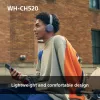 Sony WHCH520P.CE7, inalámbrico, 20 - 20000 Hz, llamadas/música, 147 g, auriculares, rosa