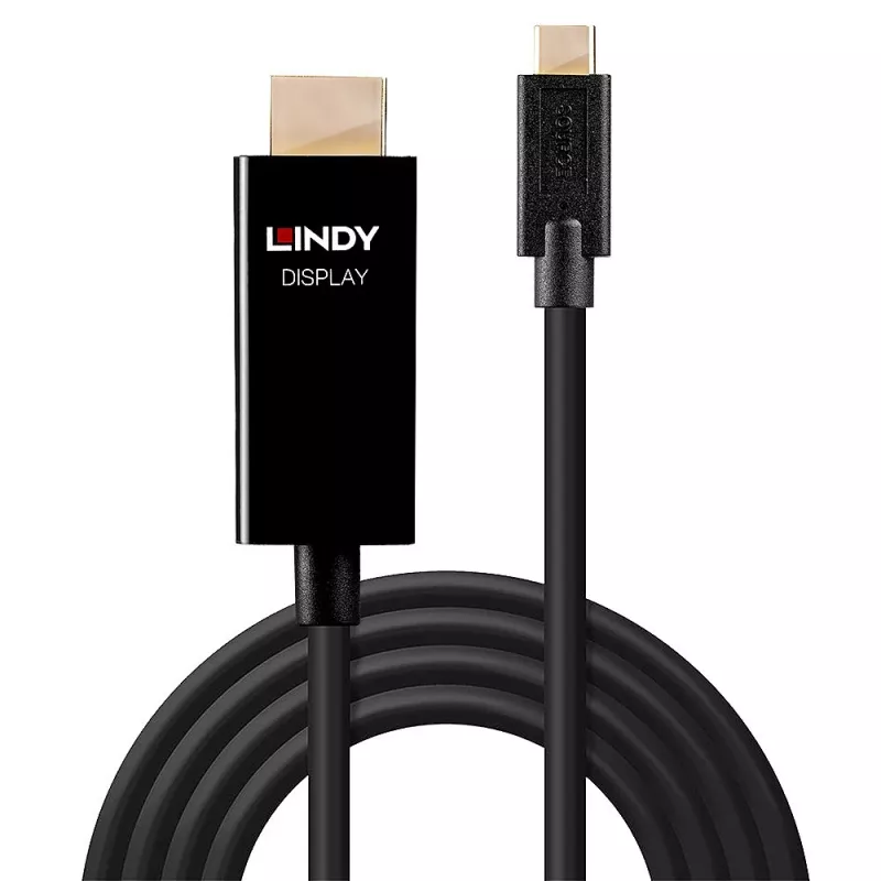 Lindy cable adaptador USB-C a HDMI 4K60 de 1 m con HDR