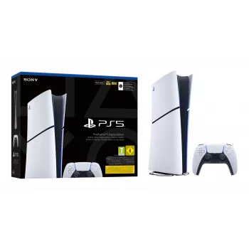 Sony PlayStation 5 Digital Edition (Slim) 825 GB Wi-Fi negro, blanco