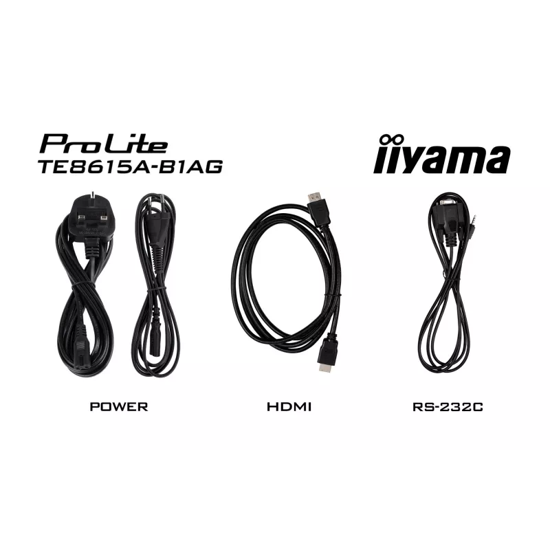 iiyama TE8615A-B1AG pantalla de señalización panel plano interactivo 2,17 m (85,6 pulgadas) Wi-Fi 550 cd/m² 4K Ultra HD negro táctil procesador integrado Android