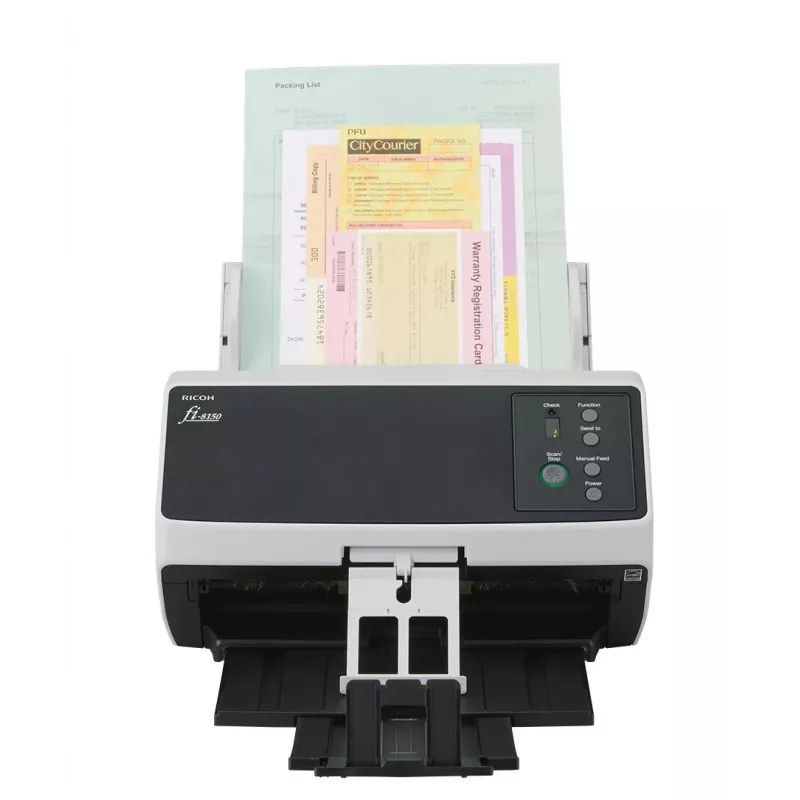 Ricoh FI-8150 ADF + escáner con alimentador 600 x 600 DPI A4 negro, gris