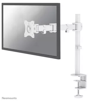 Neomounts NM-D135WHITE soporte de monitor 10-30 pulgadas, pinza/pasacables de mesa, 8 kg, 25,4 cm (10 pulgadas), 76,2 cm (30 pulgadas), 100 x 100 mm, blanco