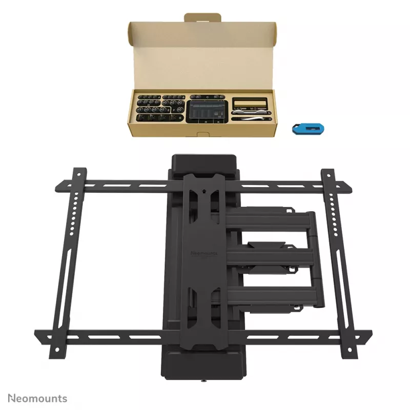 Neomounts WL40S-910BL16 soporte de montaje en mástil para TV 40-70 pulgadas - Full-Motion - diámetro 25-100 cm
