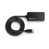 Lindy 43159 hub alargador activo Pro USB 3.0, 4 puertos, USB 3.2 Gen 1 (5 Gbit/s), USB-A, 10 m, negro