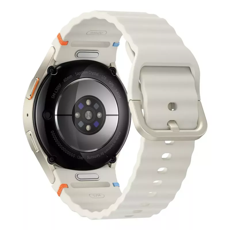 Samsung Galaxy Watch7 3,3 cm (1,3 inch) AMOLED 40 mm Digital 432 x 432 Píxeles Pantalla táctil 4G Cream Wi-Fi GPS (Satélite)