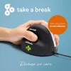 R-Go Tools Ratón ergonómico R-Go HE Break con software Break, mediano (tamaño de mano 165–185 mm), para zurdos, con cable, negro
