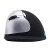 R-Go Tools Ratón ergonómico R-Go HE Break con software de pausas, grande (tamaño de mano ≥ 185 mm), para zurdos, Bluetooth, negro