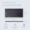 R-Go Tools Teclado ergonómico R-Go Compact Break, teclado compacto con software de pausas, QWERTY (US), Bluetooth, negro