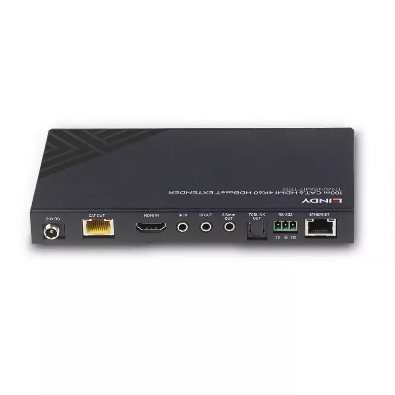 Emisor HDBaseT Cat.6 HDMI 4K60, audio, IR y RS-232 Lindy 100m